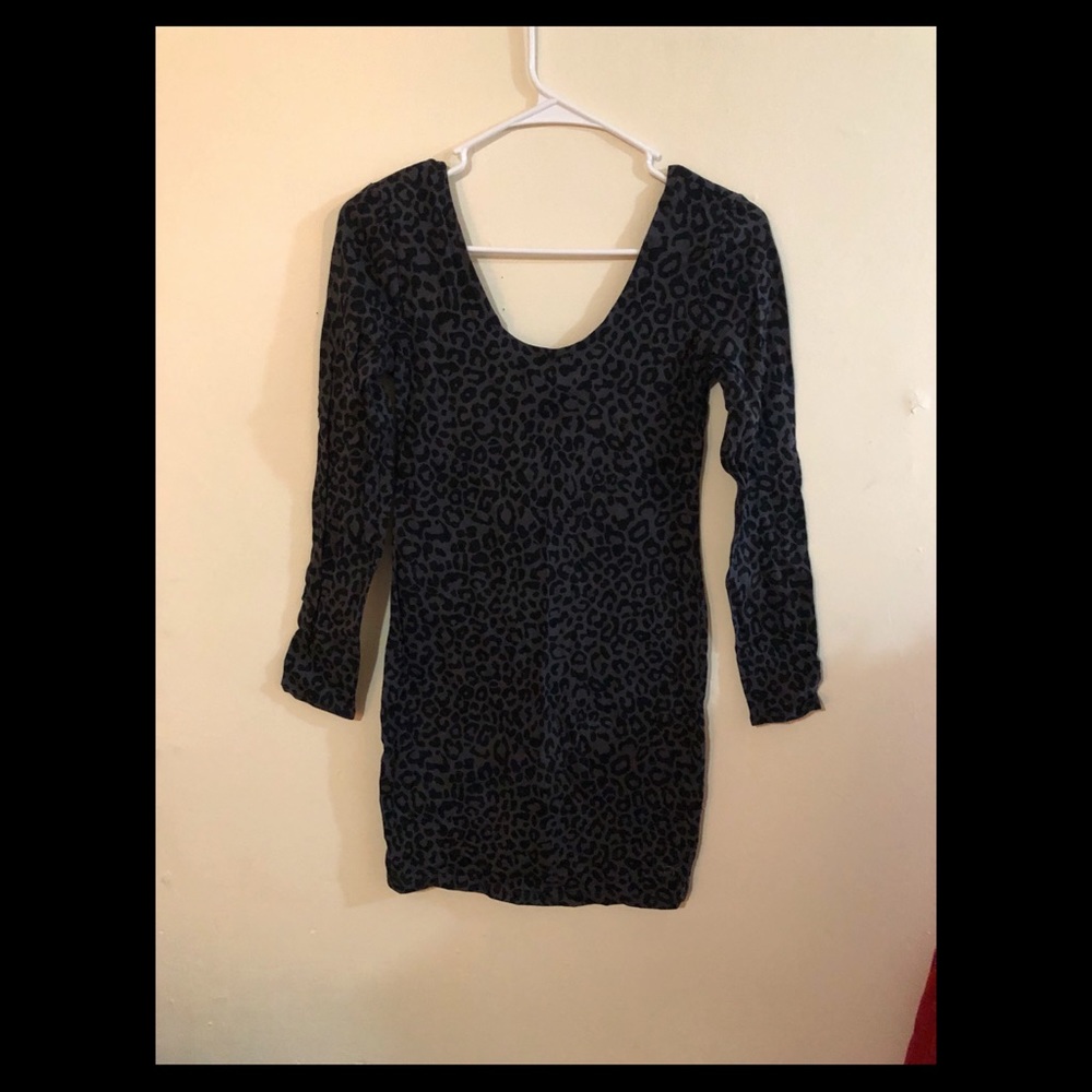 Black Leopard dress